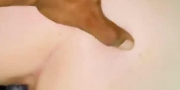Tight snow bunny taking bbc doggystyle