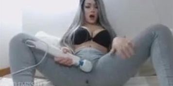Grey Leggings Squirt