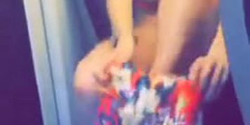 Blondie And Boyfriend Train Flashing