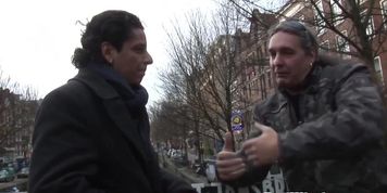 Amsterdam whore sprayed with tourists cum