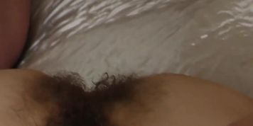 All she needs is a rough cock in her gorgeous hairy pussy