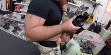 Tattooed amateur bear bj