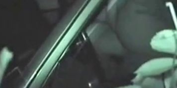 Watching his girl fuck in the car
