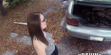 Tiny cutie with big booty doggystyled in the pawnshop (Jennifer Bliss, Victoria Tiffani)
