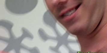 Hung hunk cum covered