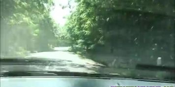 Hot and sexy Hanna fucks at the backseat and they fall in love and fuck