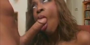 Ebony fucked in all holes by white dude