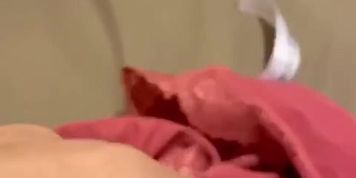 Horny wife sent me a msg stuffing her panties inside her wet cunt