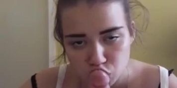 her roommate caught her sucking his cock