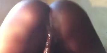 19yr EBONY JUICY BUBBLE BUTT RIDE!! PART 2