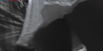 Brunette accidentally flashes g-string in upskirt vid