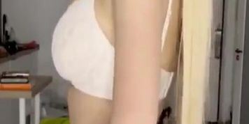 Busty Blonde Slut (Profile in Description)