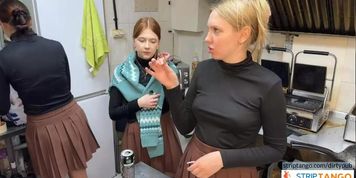 and Belong! These lesbians are working in a cafe. what they do behind closed doors?