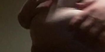 Obese gainer chub plays with his belly cock and fatass 