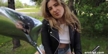 Jessica Gets Playful in the Park