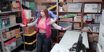 Officers huge dick fucked teen tiny pussy