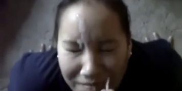 Cutest Facial Queen Cum Covered  (Victoria Tiffani)