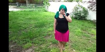 Outdoor Panty Flash