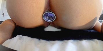 College Girl Has A Surprise For You Under Her Shorts (Close Up Orgasm With Contractions) - Avaford59 (AmateurCollege)