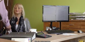 LOAN4K. Seductive chick with big tits rides a dick for a lot of money