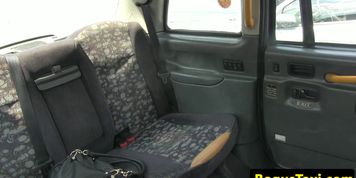 FAKEHUB - British amateur creampie by horny cab driver