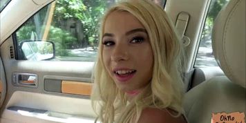 Naughty slut Kenzie Reeves fucks a stranger in public