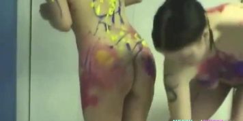 Color-crazy Lesbos Go on a Coloring Trip
