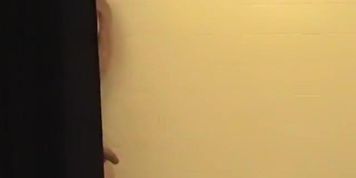 Young man takes shower to play with his big throbbing dick
