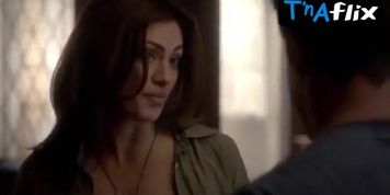 Phoebe Tonkin Breasts Scene  in The Vampire Diaries