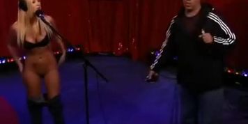 Carmen Luvana Breasts Scene  in The Howard Stern Show