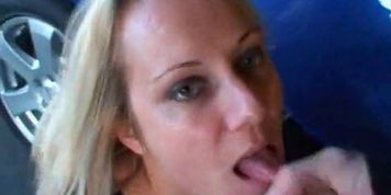 fucking in the garage - hot facial - german - csm