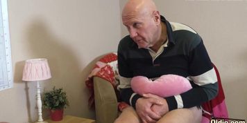 Innocent teen getting fucked by old man in her pussy mouth (Lana Roy)