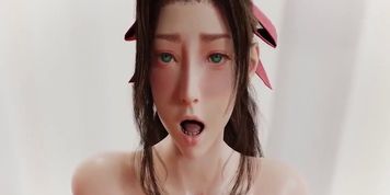 Aerith From Final Fantasy 7 Remake Fucked POV