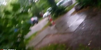 A man shows his dick in public in Germany