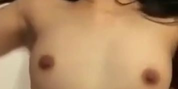 Asian girlfriend riding big dick and shaking orgasm 