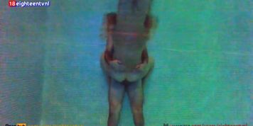 Milf has sex on a private pool