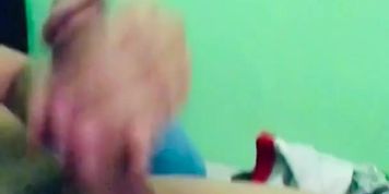 Jerking my big cock because im horny