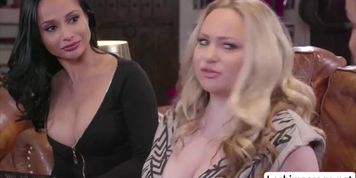 Three Hot Lovely MILFs awesome oral threesome sex and orgasm (Aiden Starr, Crystal Rush, Ryan Keely)