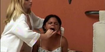 Girls Forced Vomiting Gagging Throat Puke Vomit Puking