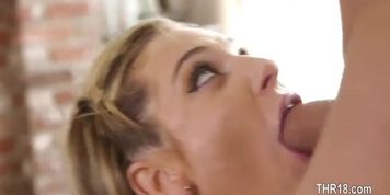 titty girl extremely throated by her lover