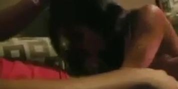 sexy horny brunette hottie gives lucky horny bf a sexy lap dance before she decided to fuck his huge hard cock, sucking him off 