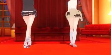 ?Azur Lane/MMD/Sex? Bremerton and Baltimore Dance and Sex behind the curtain
