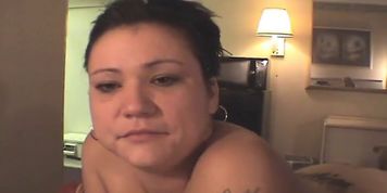 Asian Hooker Sucks Off My White Dick