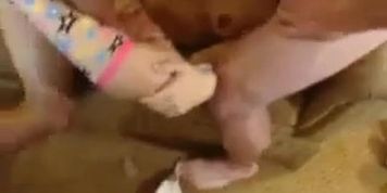 Webcam Girl Gets 5 Facials