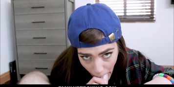 Sporty Teen Step Sis Proves To Her Step Brother She Is Not  A Lesbian (Piper June)