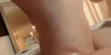 Hot gf wet oiled body strip show