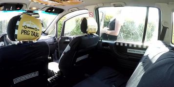 Blonde In Taxi