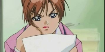 Coed anime gets surprised bigcock