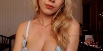 Gorgeous blonde does topless hula hoop