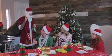 hardcore family fucks for Christmas &ndash; creampie and big boobs (Charlotte Sins, Rion King, Summer Hart)